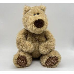Gund Bearface Plush Teddy Bear Stuffed Animal‎ Toy 2480 Brown Textured Feet